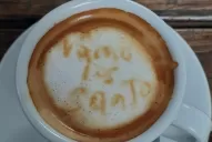 La emoción de Favio Orsi por el mensaje que recibió en una cafetería