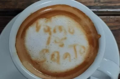 La emoción de Favio Orsi por el mensaje que recibió en una cafetería