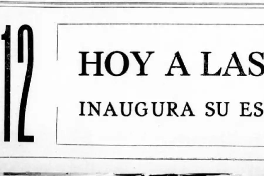 DIRECTA. La propaganda de LV12 fue simple y comprensible.