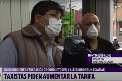 Taxistas protestaron frente al Concejo Deliberante y reclamaron un aumento de la tarifa