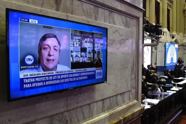 Máximo Kirchner: el Aporte Solidario servirá para conseguir más vacunas