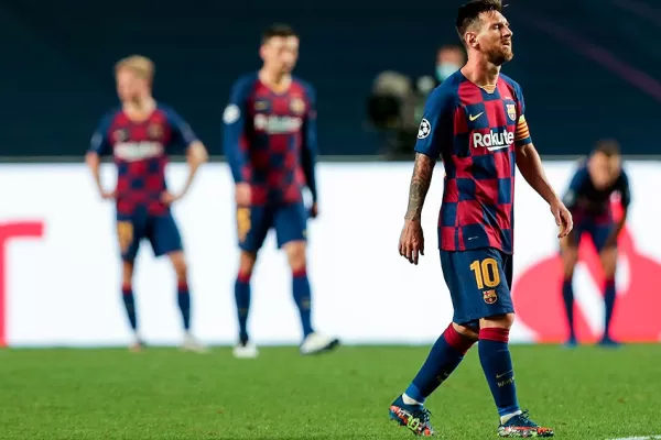 El Barcelona perdió la Supercopa de España, con Messi expulsado