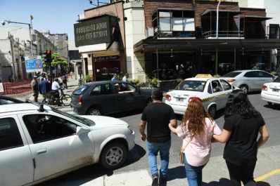 En imágenes: caos en el centro por las obras de semipeatonalización
