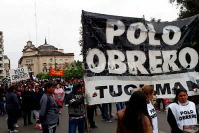 El Polo Obrero se moviliza en contra del ajuste y para pedir un bono de fin de año