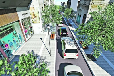 Semipeatonal de la 25: una obra esperada por los vecinos