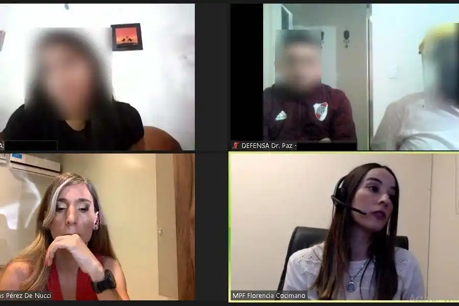 Audiencia por vía remota.