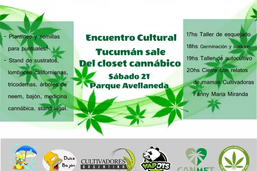 Tucumán se prepara para participar del plantón cannábico 2020 