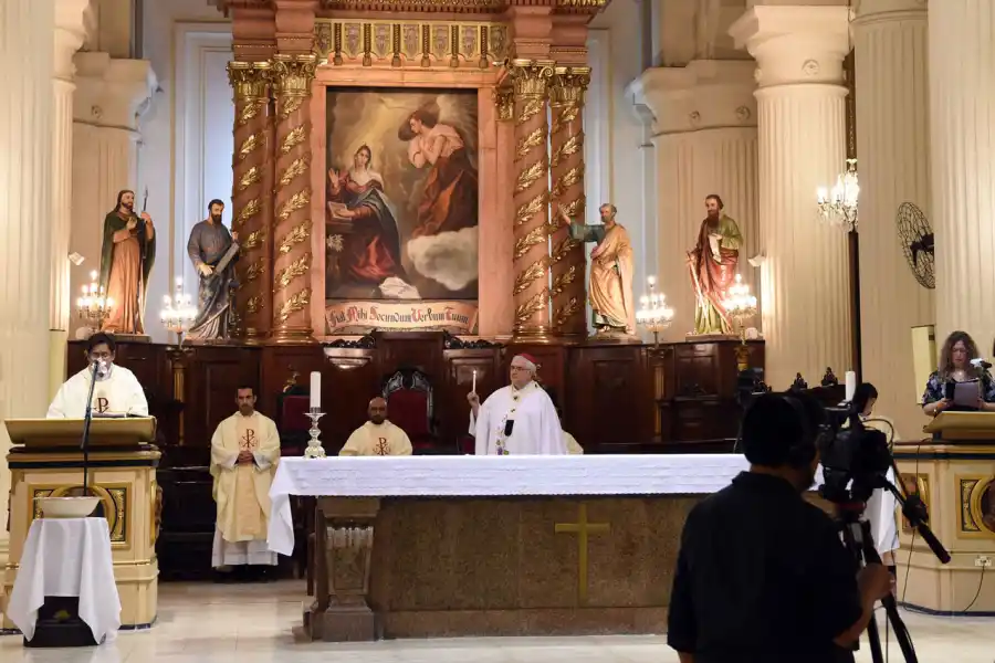 ARZOBISPO. En 2018 pidió a los diputados que voten contra del aborto.