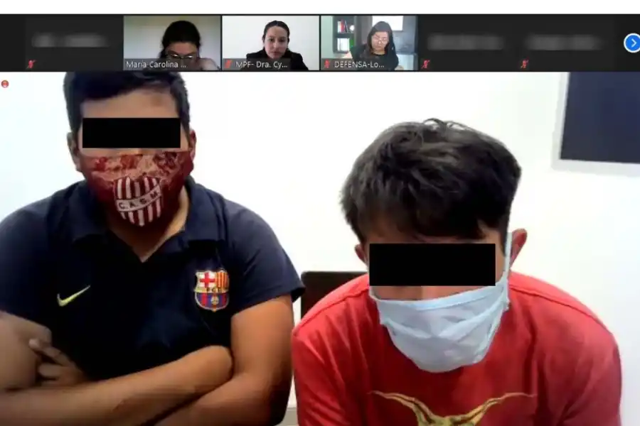 AUDIENCIA VIRTUAL. FOTO MINISTERIO PÚBLICO FISCAL. 