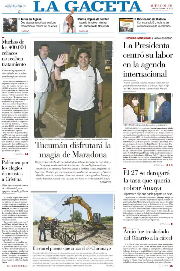 Las veces que el fútbol trajo a Maradona a Tucumán