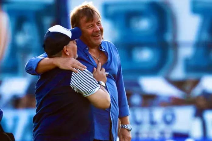 Diego Maradona y Ricardo Zielinski.