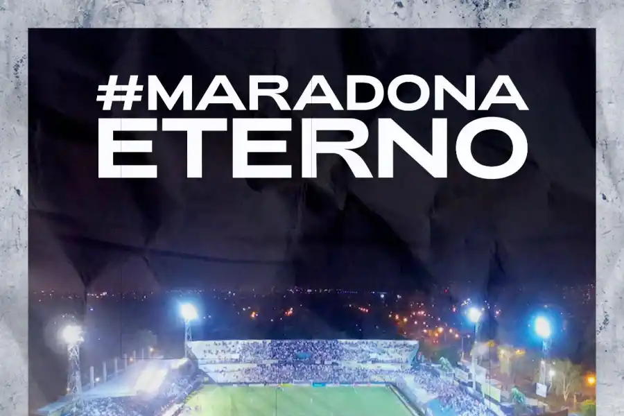 A las 22 encenderán las luces de los estadios para homenajear a Maradona