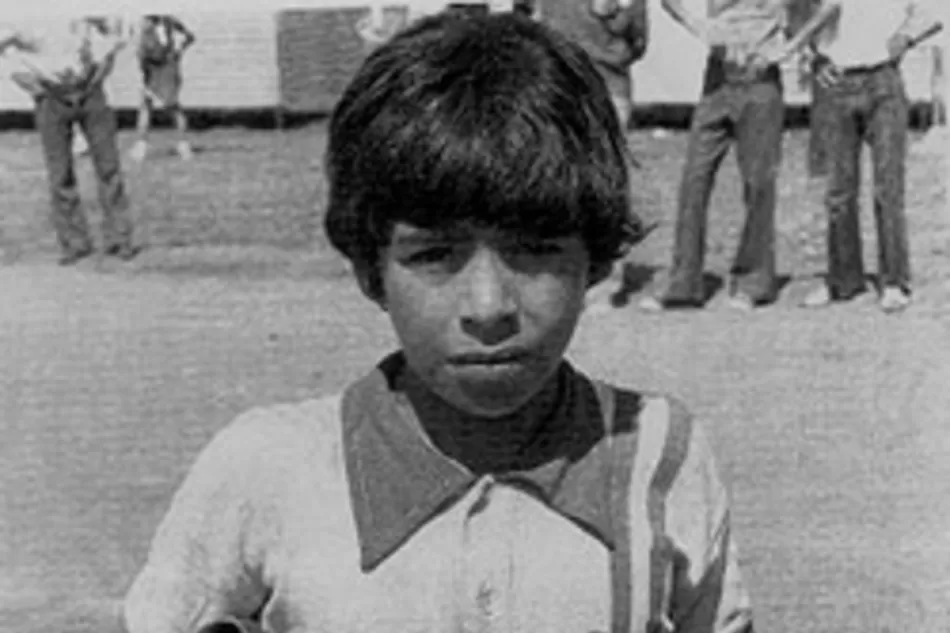 DE NIÑO. Maradona, cuando era un cebollita.