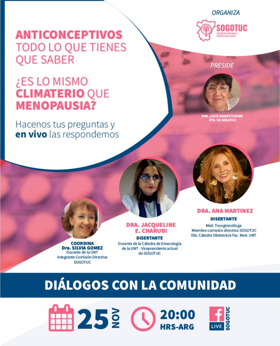 Darán una charla virtual sobre anticonceptivos, todo lo que tenés que saber
