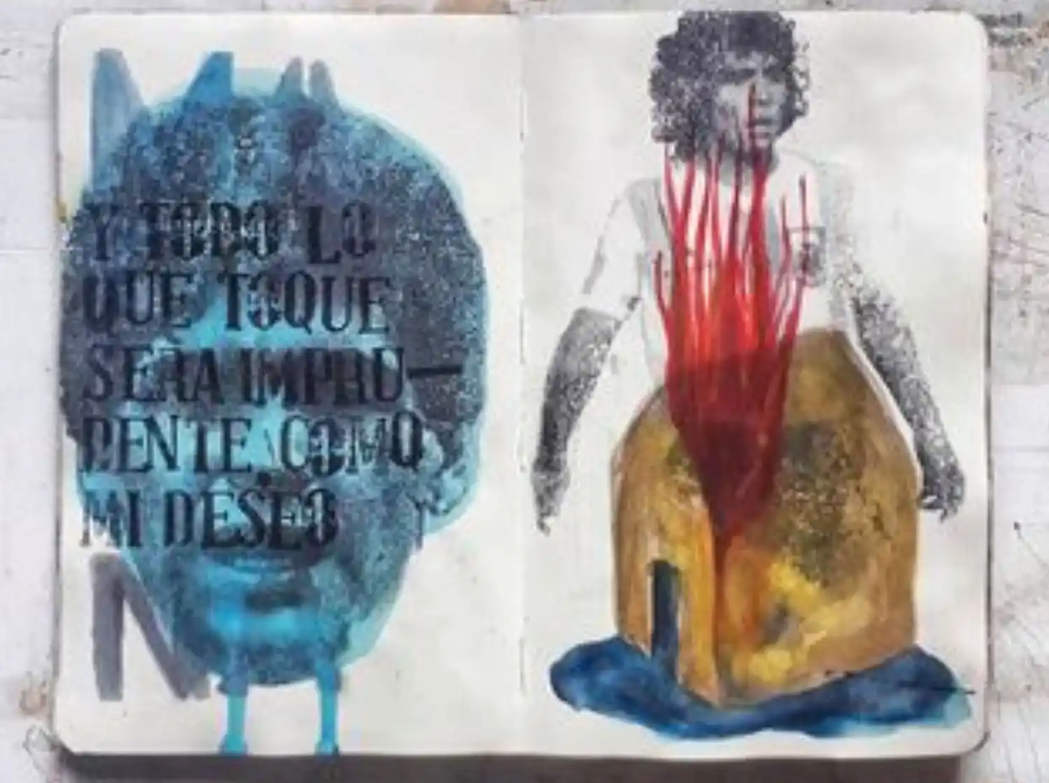 CUADERNO DE PANDEMIA. Obra de Javier Vázquez.