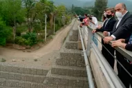 Inauguraron el nuevo puente en El Corte, sobre el río Muerto