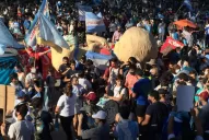#LaMayoríaCeleste: postales de la marcha contra el aborto en Tucumán