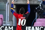 Emotivo homenaje de Messi a Diego, con algo que los une: la camiseta de Newell's