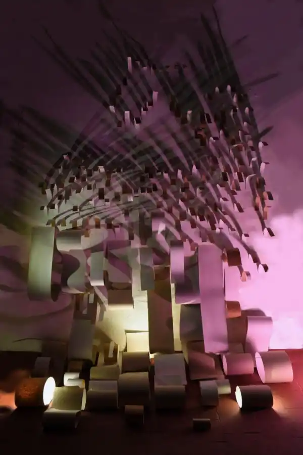 “HORROR VACUI”. La obra de la tucumana María Gabriela Abram obtuvo el segundo premio del Salón Tucumán, que también otorgó incentivos a otros 15 artistas de la provincia. 