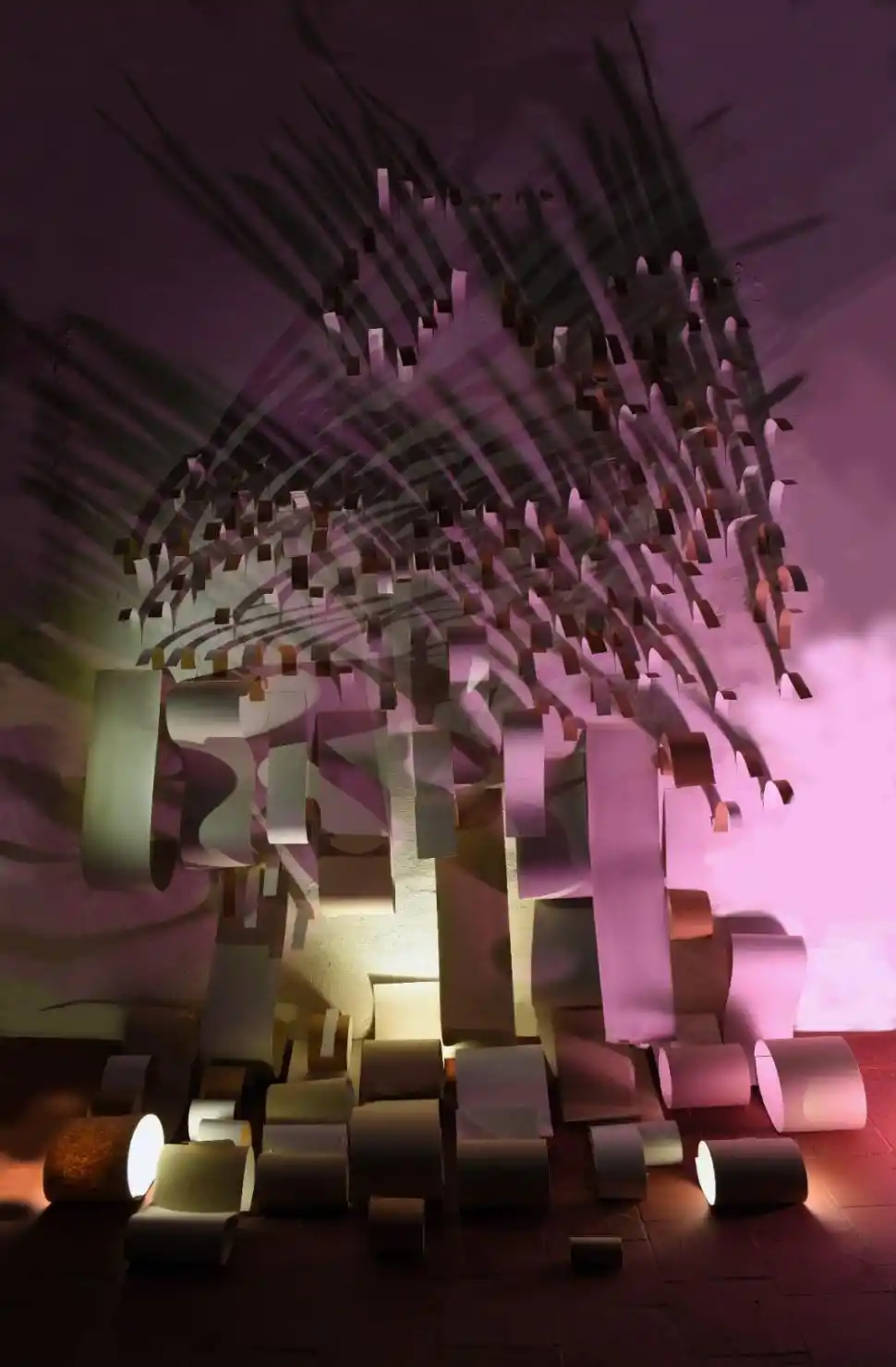 “HORROR VACUI”. La obra de la tucumana María Gabriela Abram obtuvo el segundo premio del Salón Tucumán, que también otorgó incentivos a otros 15 artistas de la provincia. 