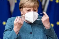 Merkel recibió la primera dosis de la vacuna de AstraZeneca conta la covid-19