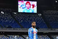 El estadio de San Paolo, ahora se llama Diego Armando Maradona