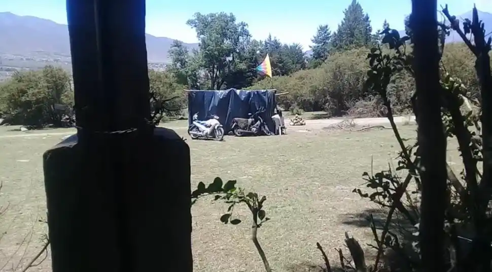 CASILLA Y WHIPALA. En otra área, los vecinos capturaron esta imagen. 