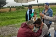 En silla de ruedas llegó hasta el límite con Catamarca para agradecer a la Virgen del Valle