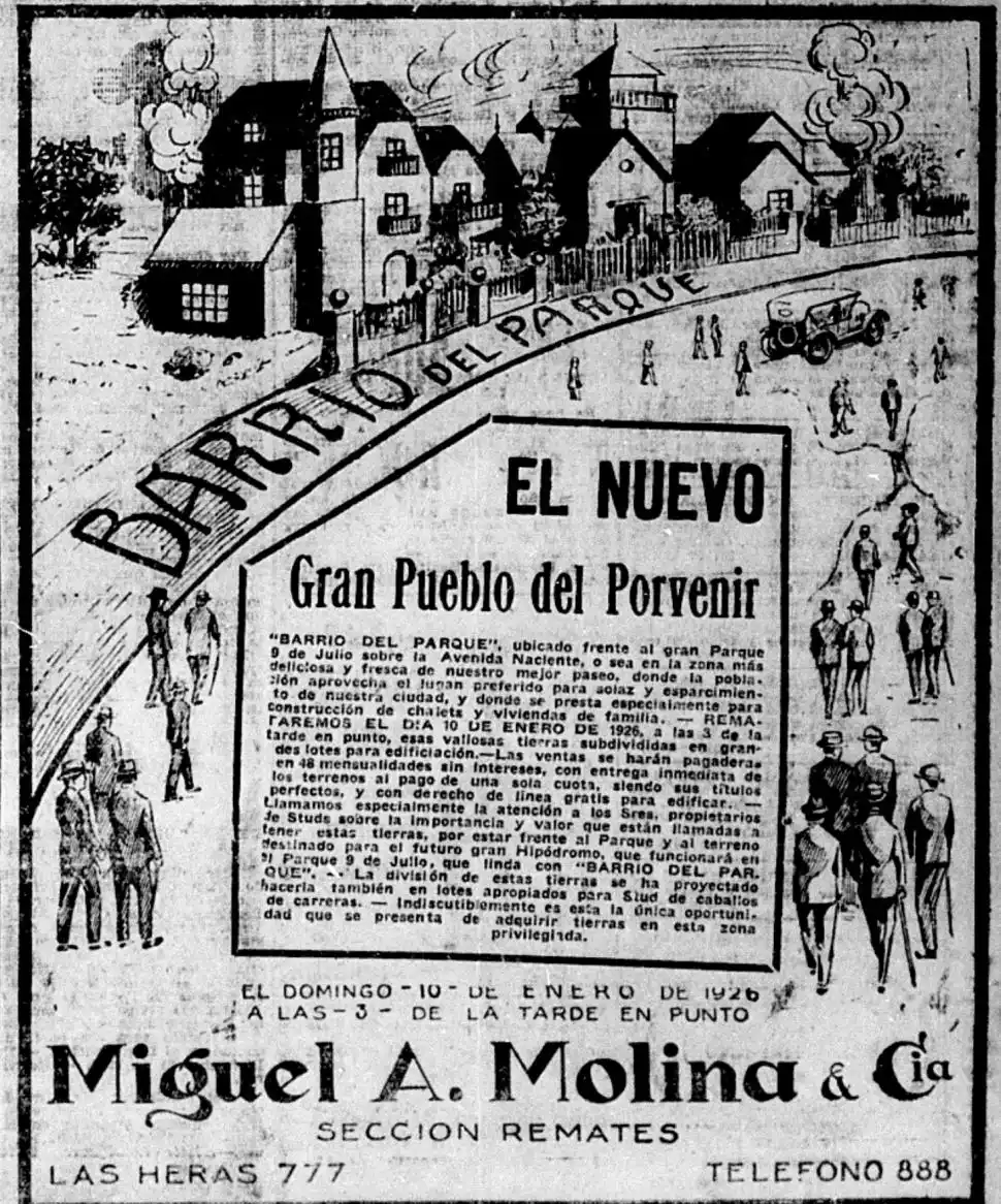 BARRIO BELGRANO. En avenida Belgrano y Lucas Córdoba se presentaba una nueva oportunidad de terrenos para los tucumanos. 
