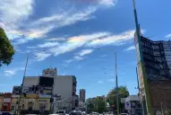 Qué son esos colores que acompañaron a las nubes en el cielo tucumano