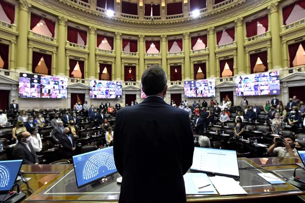 UN AÑO MÁS. Sergio Massa seguirá siendo presidente de la Cámara baja en 2021.