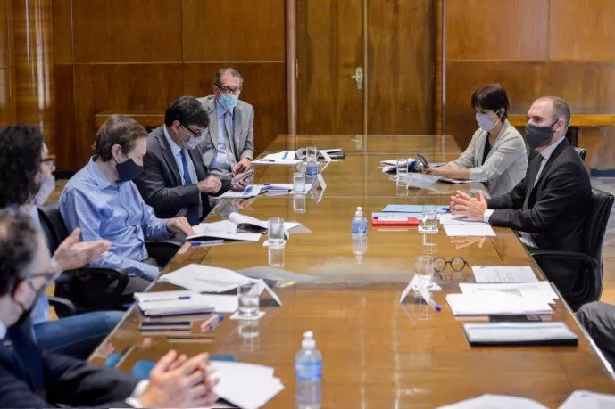 Reunión del gabinete económico. Foto Ambito.com