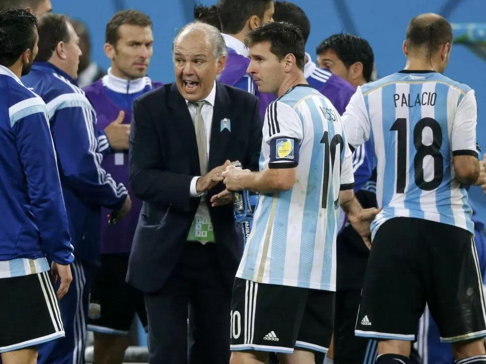 A GUSTO. Bajo la conducción de Sabella, Messi jugó su única final mundialista. “Fue con el que más disfruté”, dijo Lionel. 
