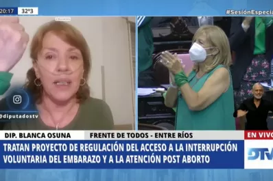 Debate por el aborto: una diputada con covid participó de la sesión desde un sanatorio