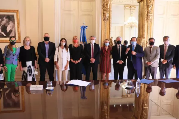 Alberto Fernández recibió el informe del Consejo Consultivo para la reforma del sistema judicial