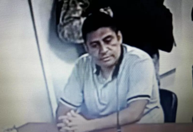 IMAGEN DEL JUICIO. Luis Rondón, el acusado. 