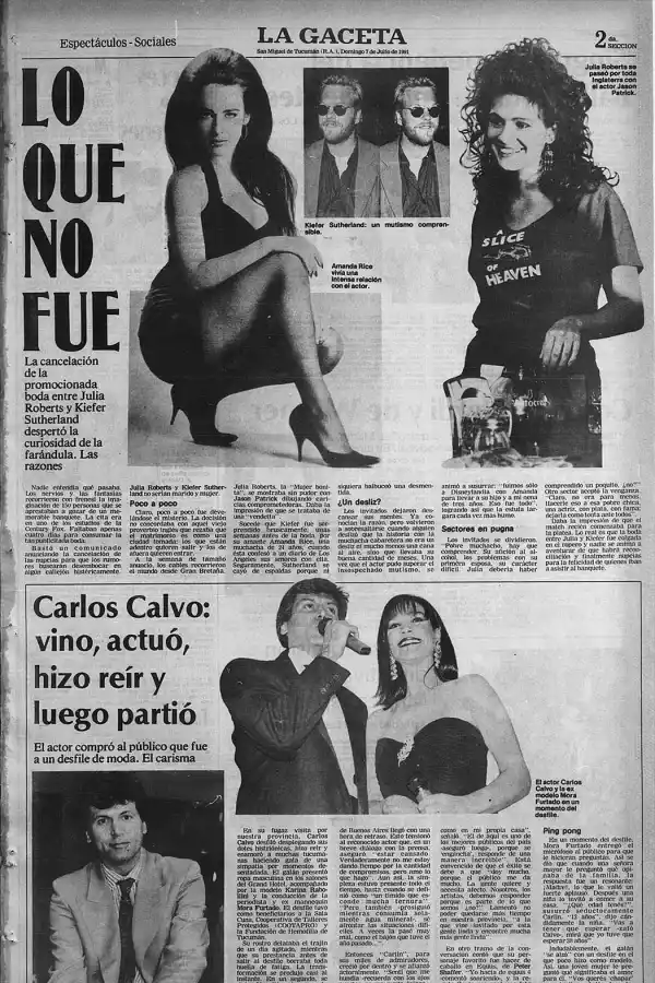 Las visitas de Carlín Calvo a Tucumán y una declaración sobre el público del interior