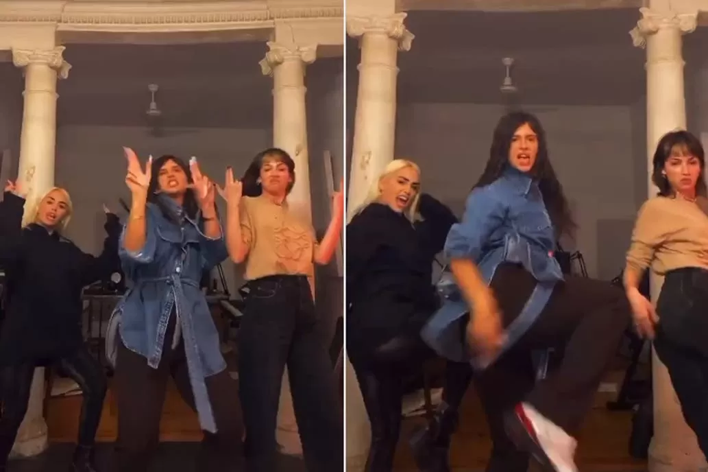 Lali Espósito disfrutó de una noche de chicas en Madrid junto a Úrsula Corberó y Nathy Peluso Crédito: Captura de video