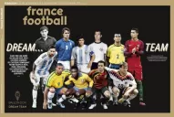 Maradona y Messi, en el mejor equipo de la historia de la revista France Football