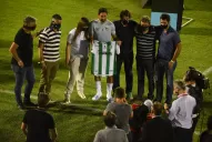 Banfield homenajeó al Laucha Lucchetti en la previa del duelo con Atlético