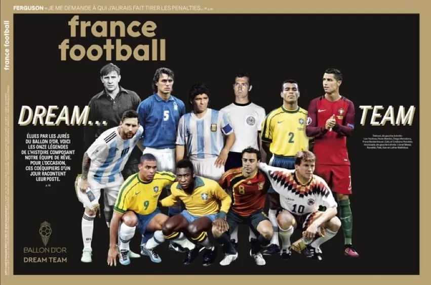 El equipo que eligió la prestigiosa revista francesa. 