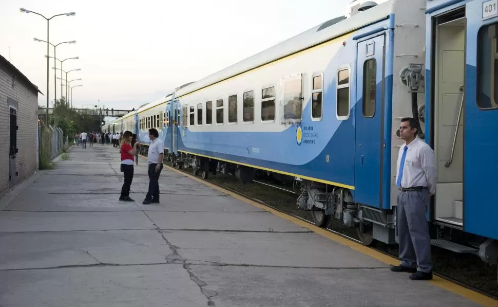 Servicio de tren. 