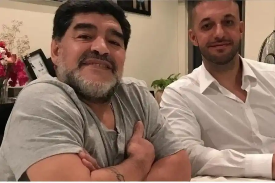 Diego y su apoderado, Matías Morla