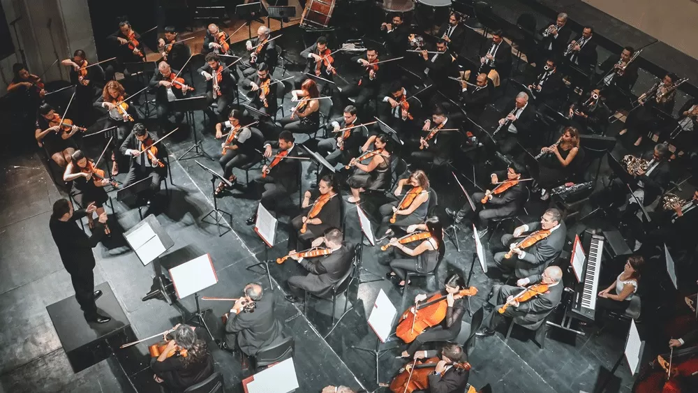 ETERNO. La música de Beethoven integra el repertorio de la Orquesta Estable de la Provincia, que dirige Jassán. 