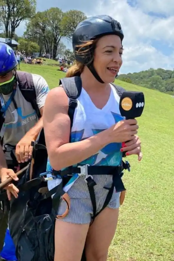 Marley y Lizy volaron en parapente y disfrutaron de los vinos tucumanos