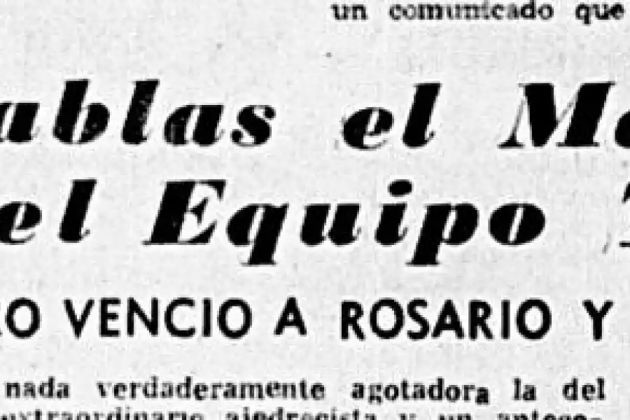 NOTICIA. Nuestro diario anuncia las tablas entre tucumanos y Najdorf.