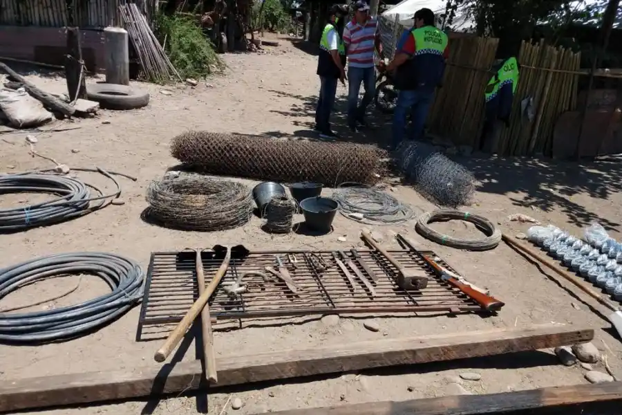 Rescataron un zorro y aves cautivas, en Bella Vista