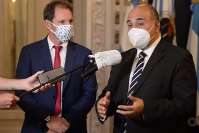 Manzur y Jorge Brito (h) se reunieron y afianzaron el vínculo con la Provincia