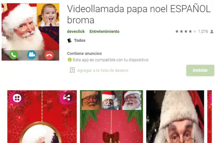 Cinco apps para hacer una videollamada con Papá Noel