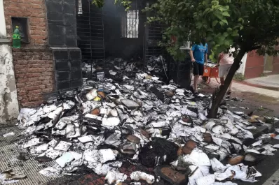 Barrio Sur: un incendio alarmó a los vecinos